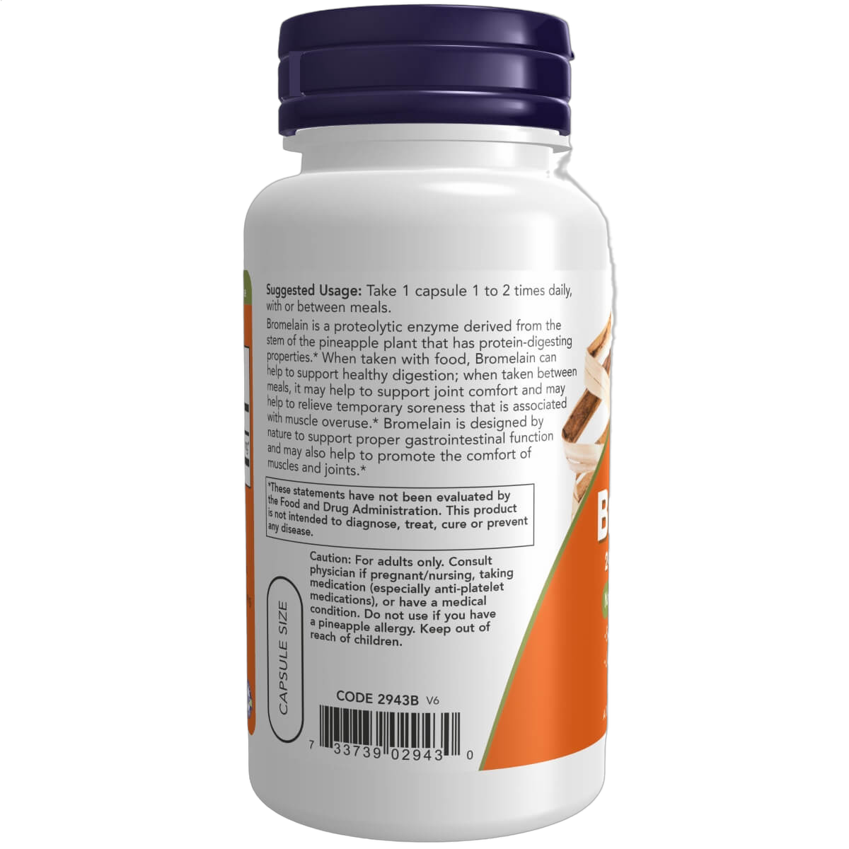 Bromelain 2400 GDU/g - 500mg