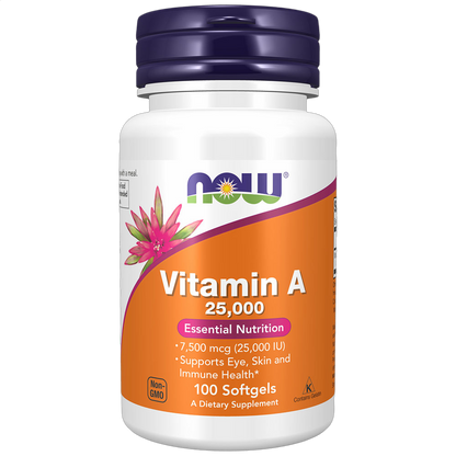 Vitamin A, 25000iu