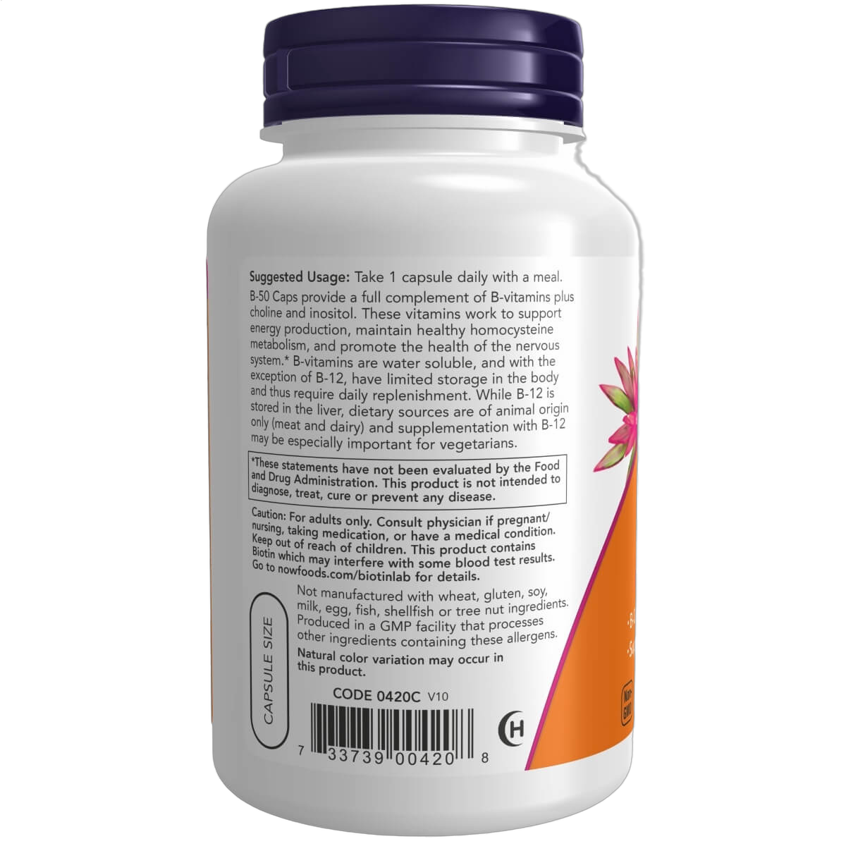Vitamin B-50, 50mg