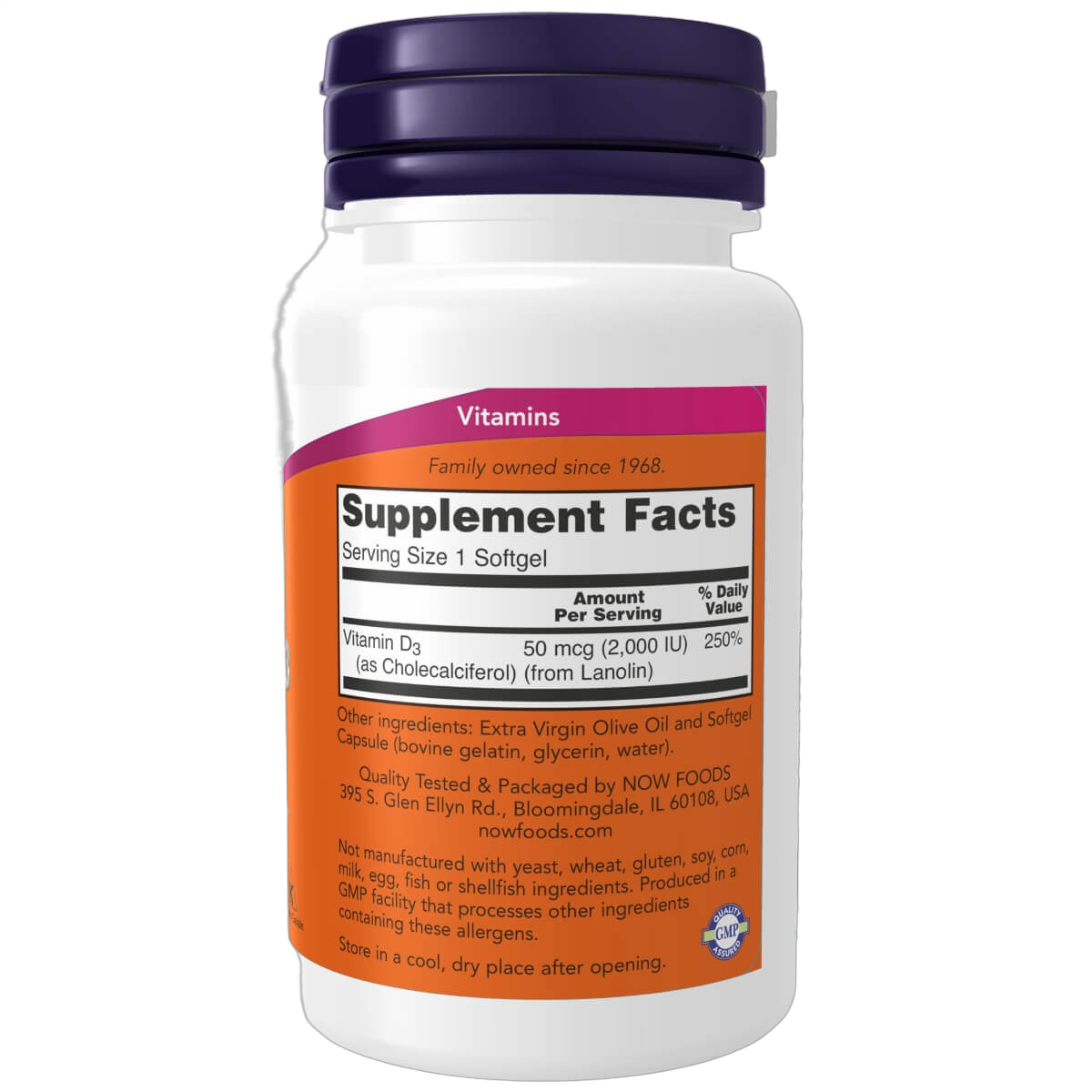 Vitamin D-3, 2000IU
