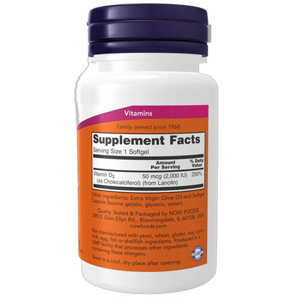 Vitamin D-3, 2000IU