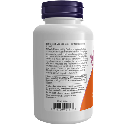 Phosphatidyl Serine, Extra Strength, 300mg