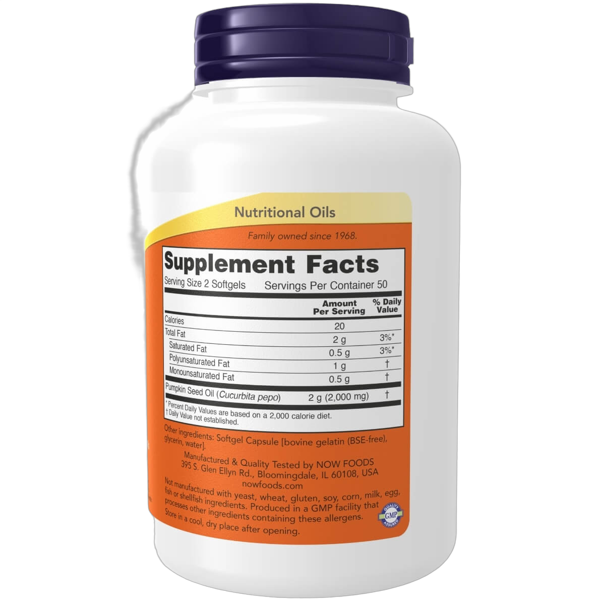 Pumpkin Seed Oil, 1000mg