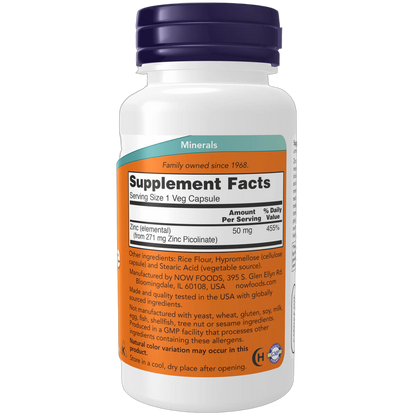 Zinc Picolinate, 50mg