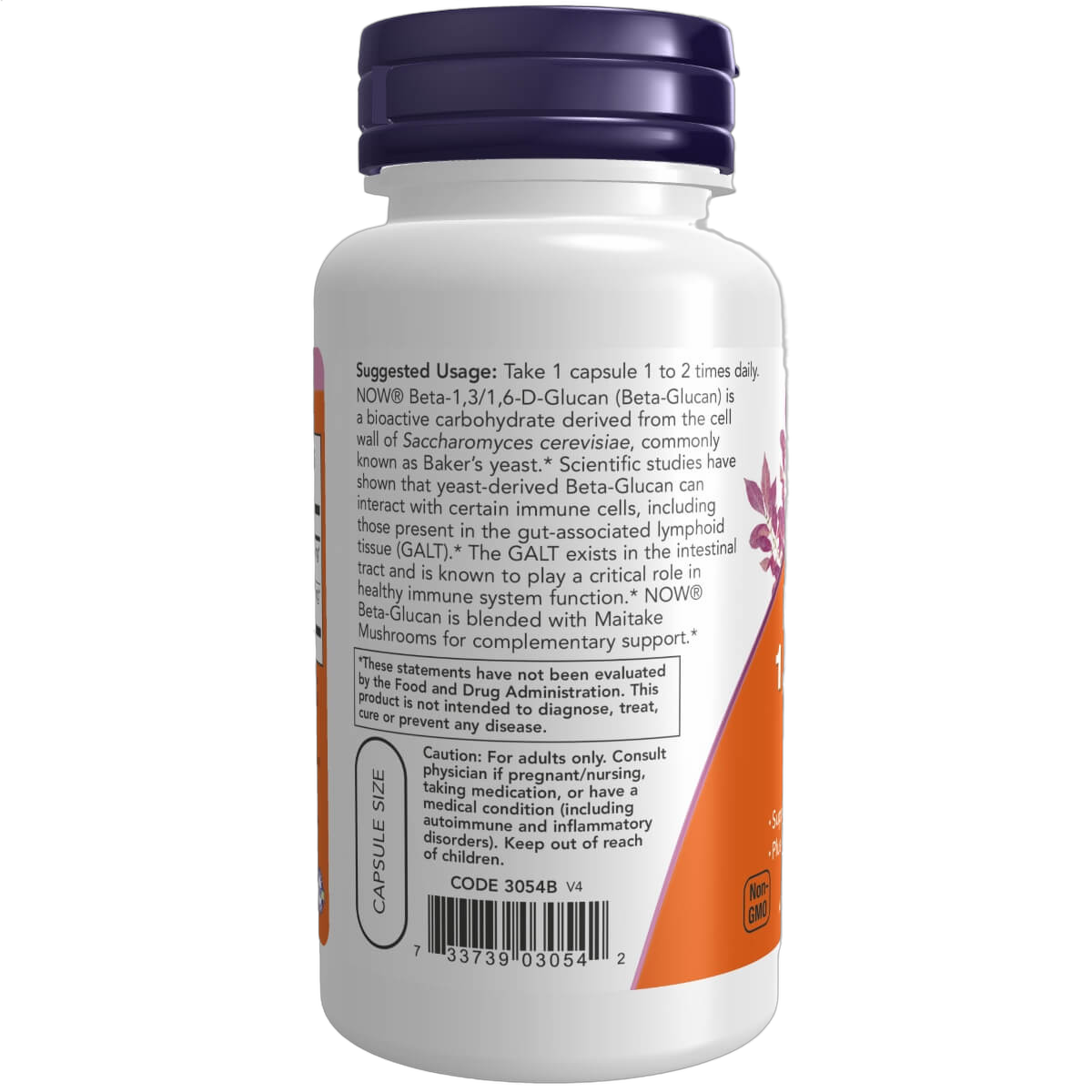 Beta 1,3/1,6- D-Glucan, 100mg