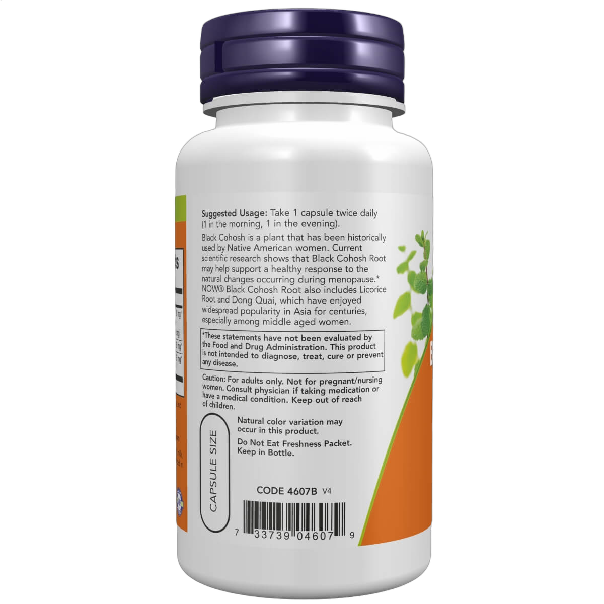 Black Cohosh Root, 80mg