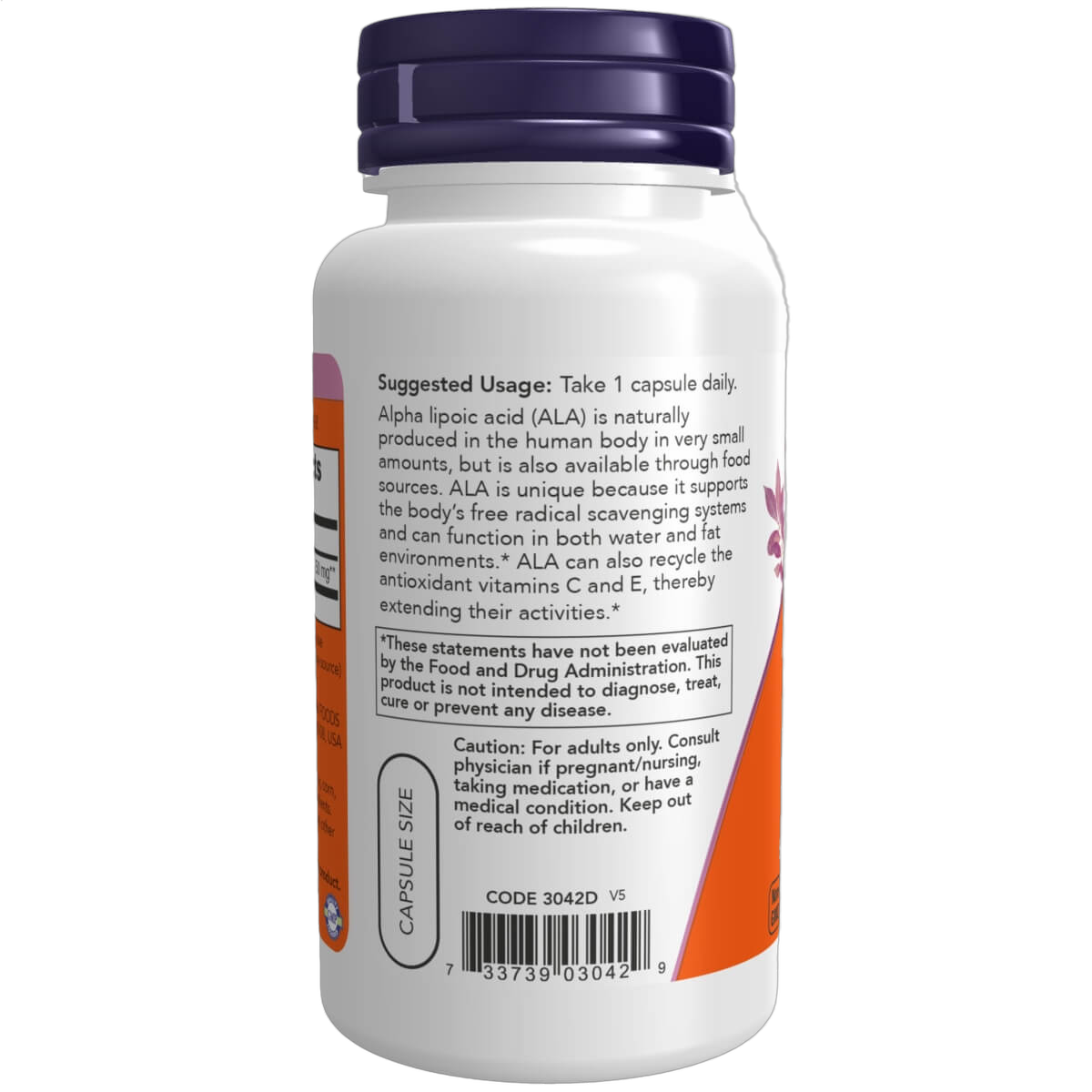 Alpha Lipoic Acid, 250mg