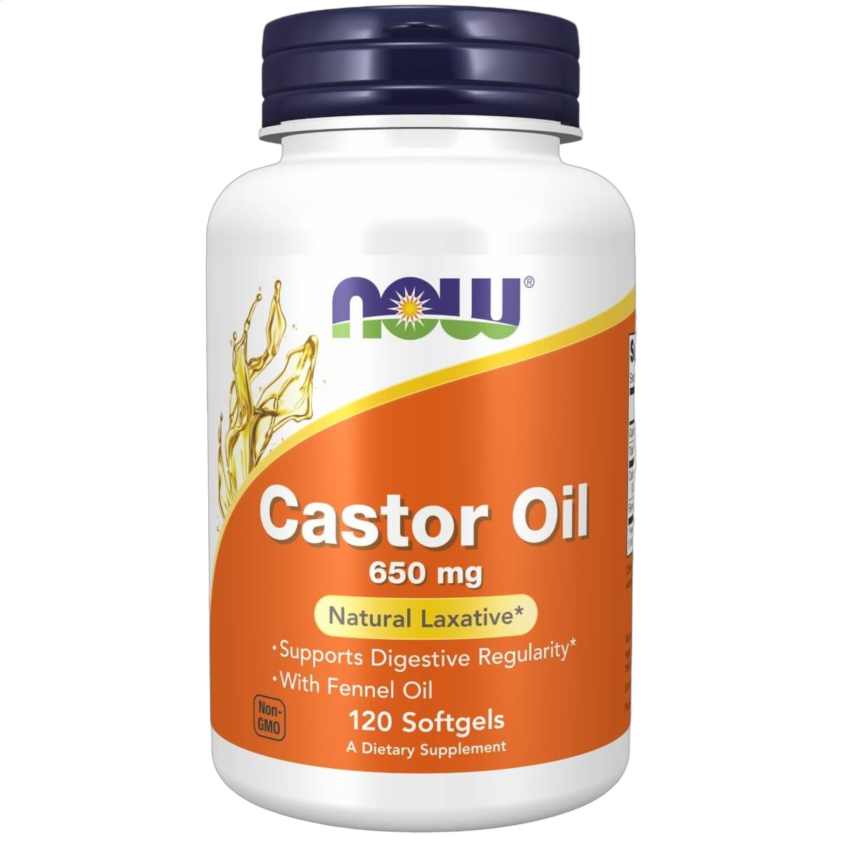 Castor Oil, 650mg