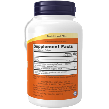 Castor Oil, 650mg