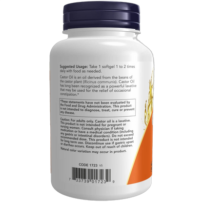 Castor Oil, 650mg
