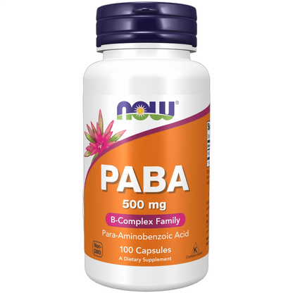 PABA (Para-Aminobenzoic Acid), 500mg