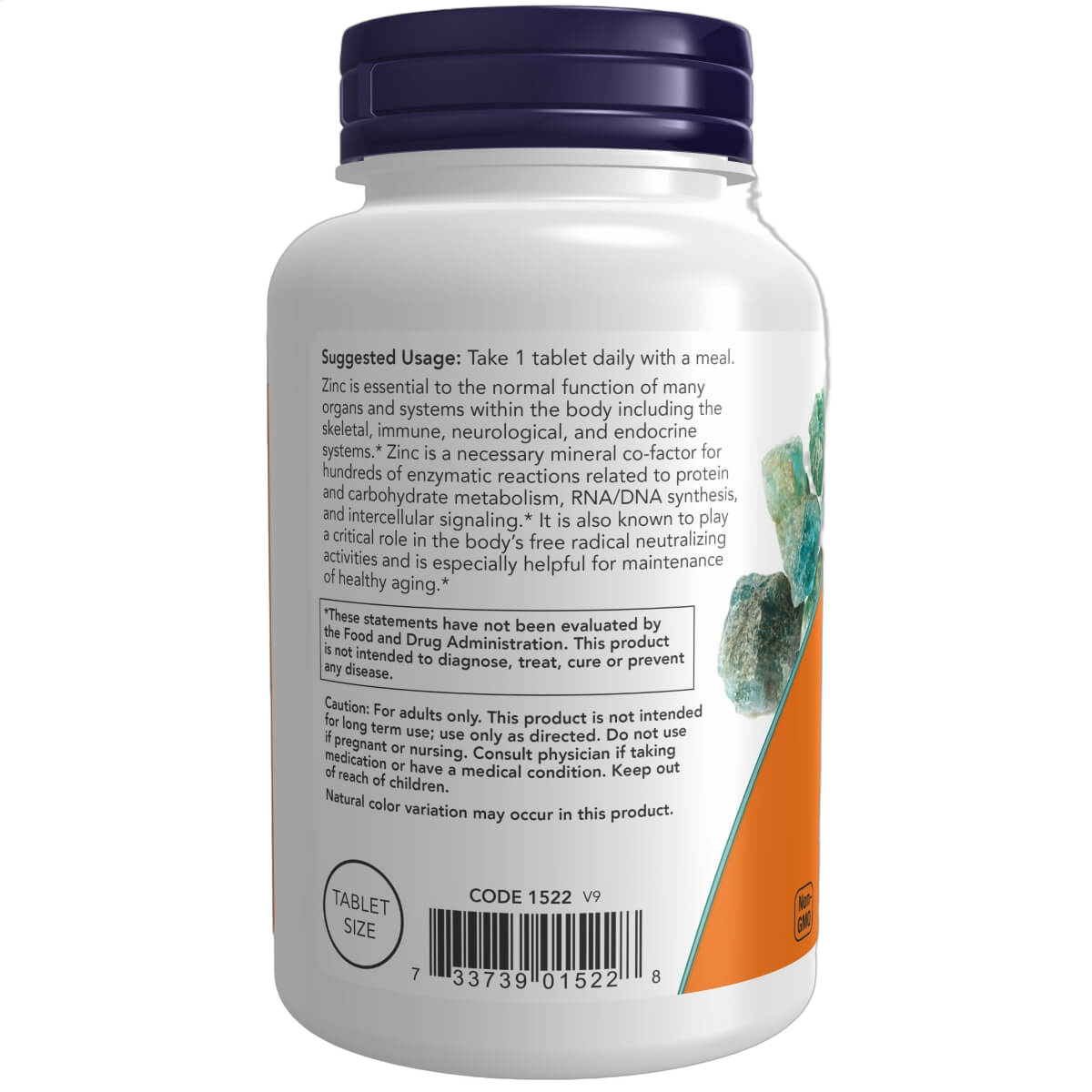 Zinc (Zinc Gluconate), 50mg