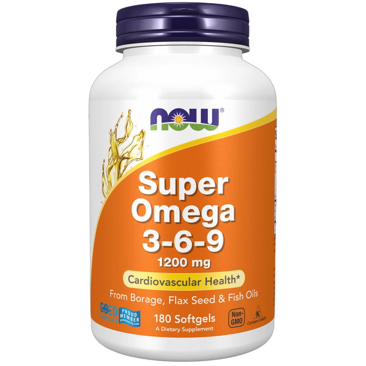 Super Omega 3-6-9, 1200mg