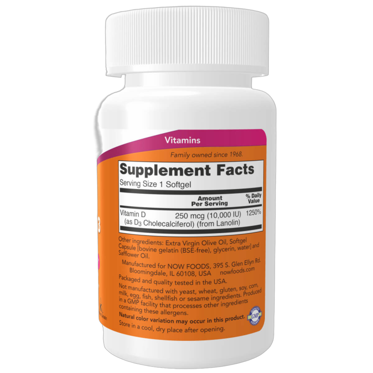 Vitamin D-3, 10000IU