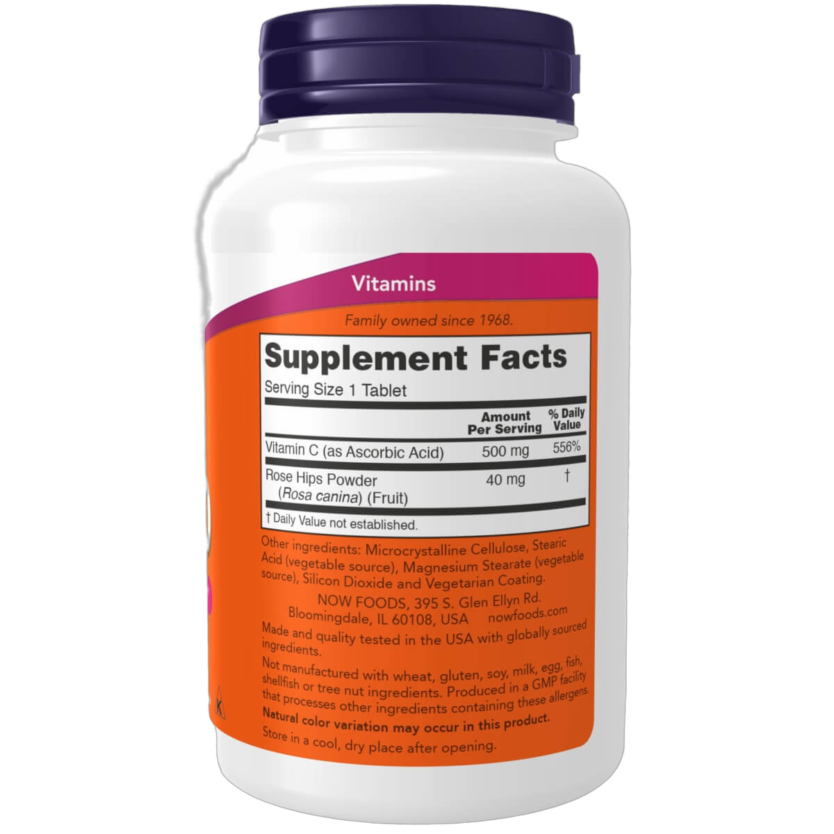 Vitamin C-500 with Rose Hips