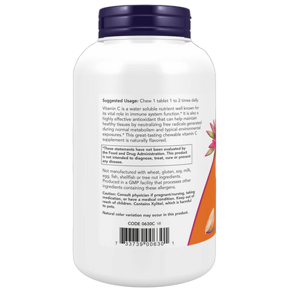 Vitamin C, 500mg, Orange Flavour