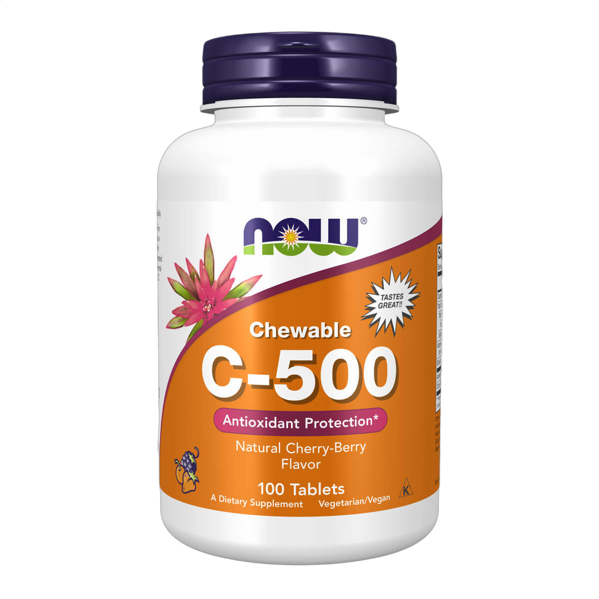 Vitamin C, 500mg, Cherry Flavour