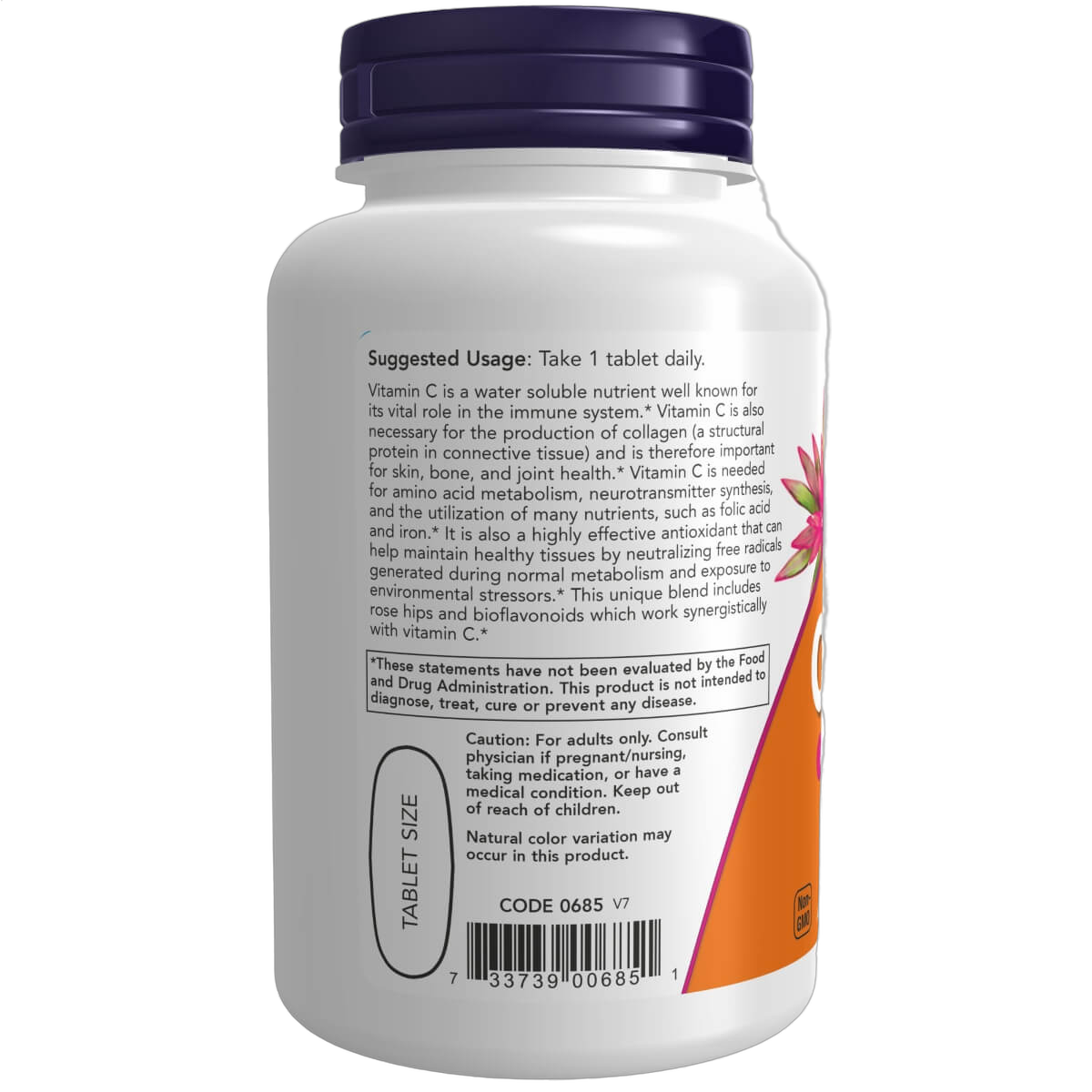 Vitamin C, 1000mg with Rose Hips & Bioflavonoids