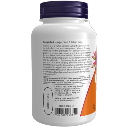 Vitamin C, 1000mg with Rose Hips & Bioflavonoids