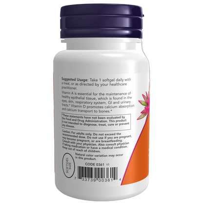 Vitamin A & D3, 25000/1000IU