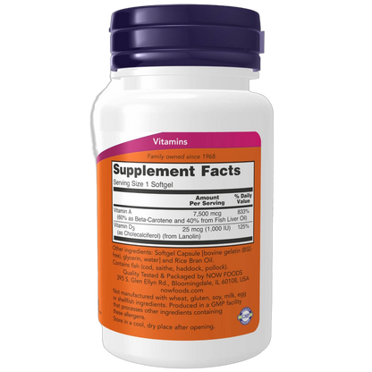 Vitamin A & D3, 25000/1000IU
