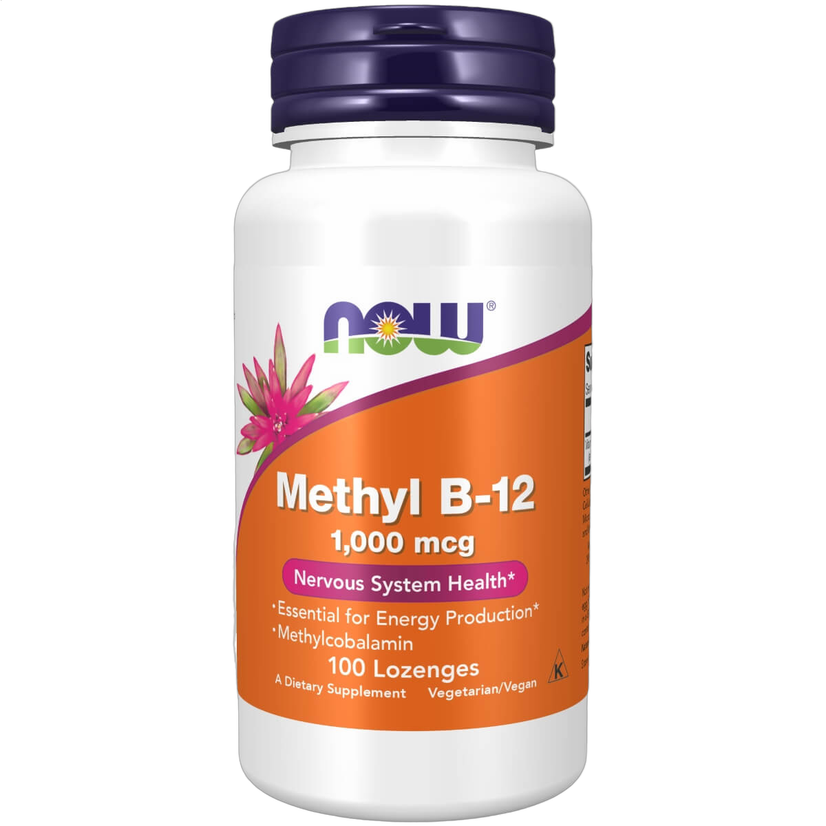 Methyl B-12 (Methylcobalamin), 1000mcg