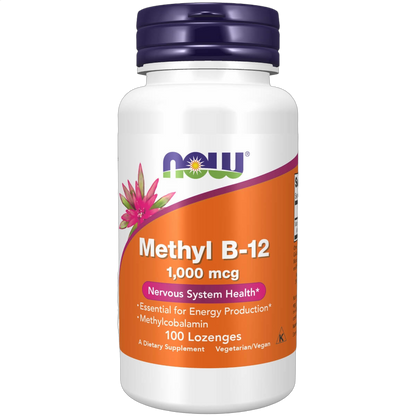 Methyl B-12 (Methylcobalamin), 1000mcg