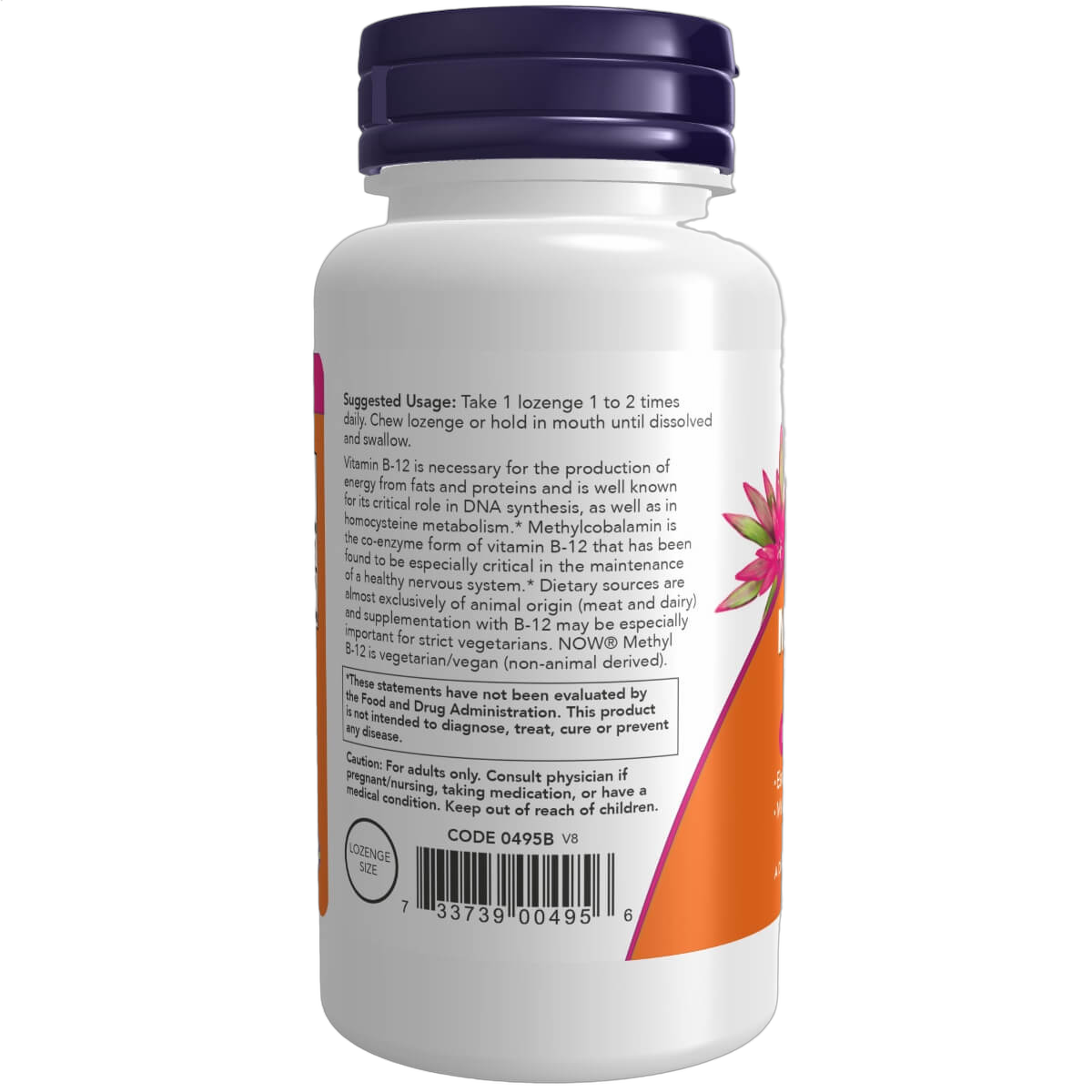 Methyl B-12 (Methylcobalamin), 1000mcg