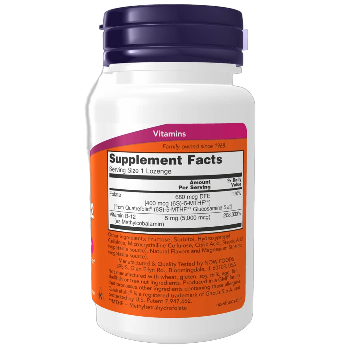 Methyl B-12 (Methylcobalamin), 5000mg