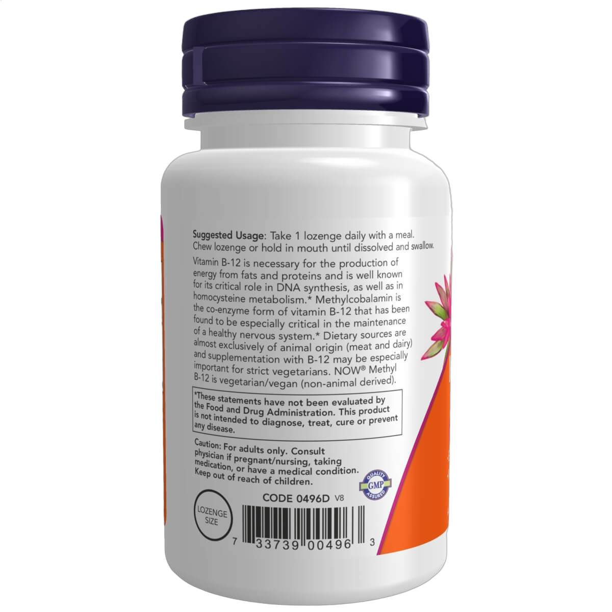 Methyl B-12 (Methylcobalamin), 5000mg