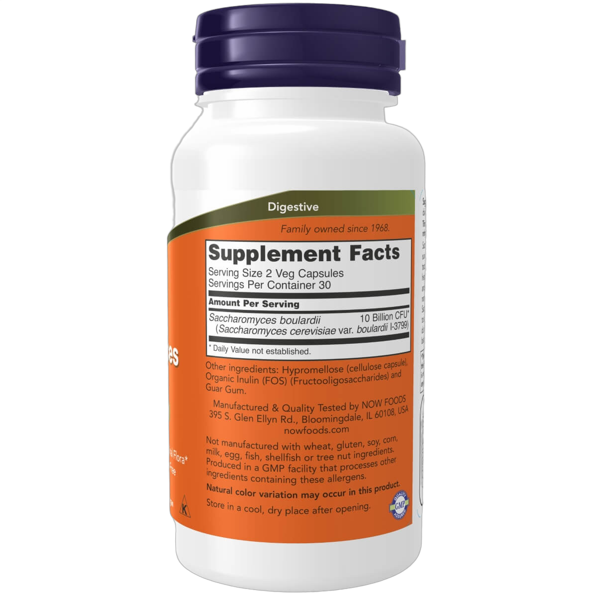 Saccharomyces Boulardii, Probiotic, 5 Billion CFU