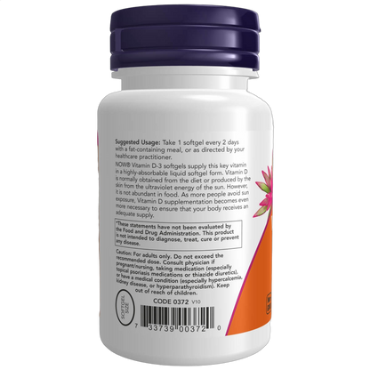 Vitamin D-3, 5000IU