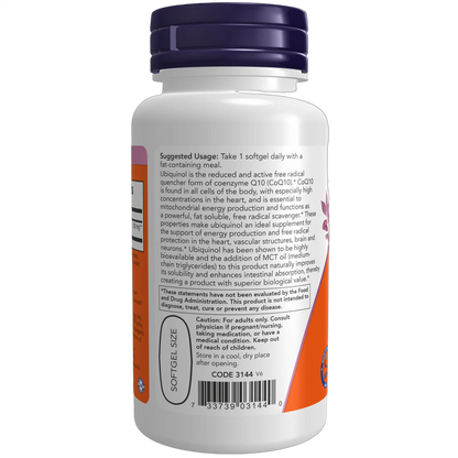 Ubiquinol, 200mg