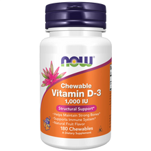 Vitamin D-3, 1000IU, 180 Chewables