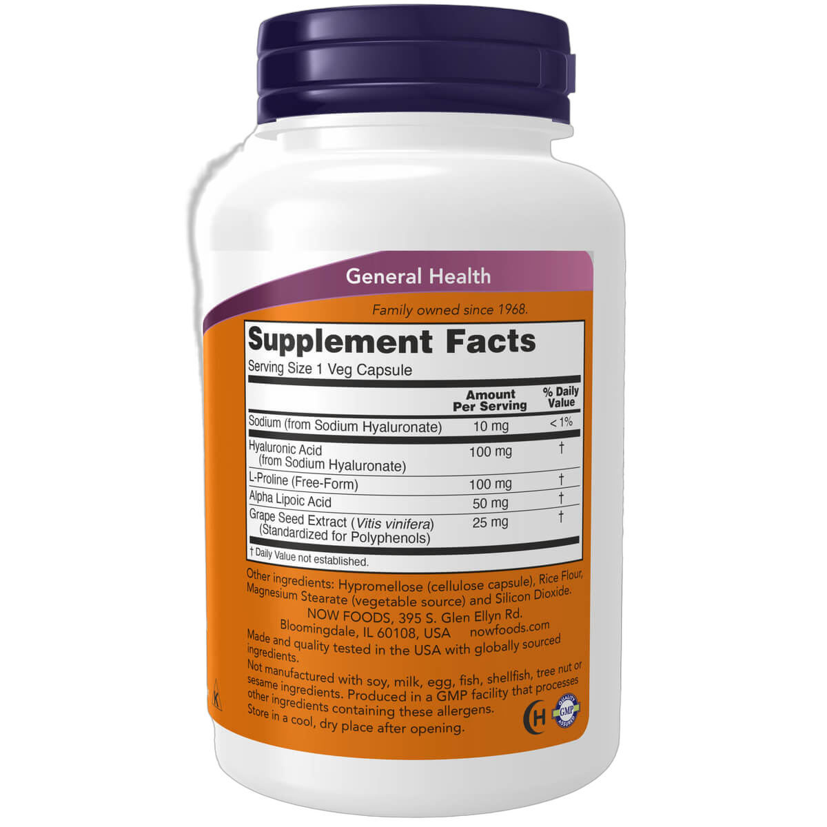 Hyaluronic Acid, 100mg