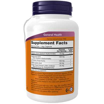 Hyaluronic Acid, 100mg