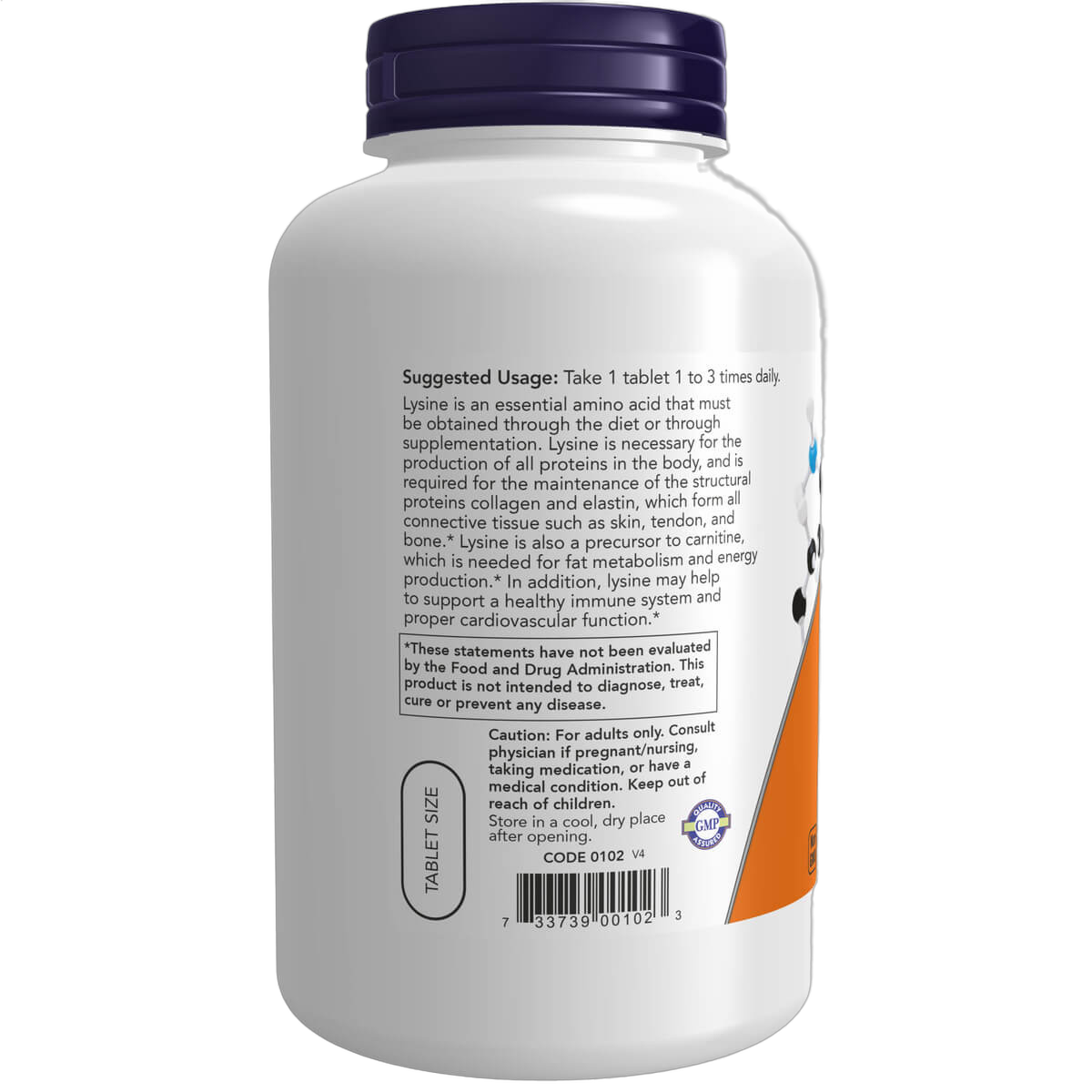 Lysine, 500mg