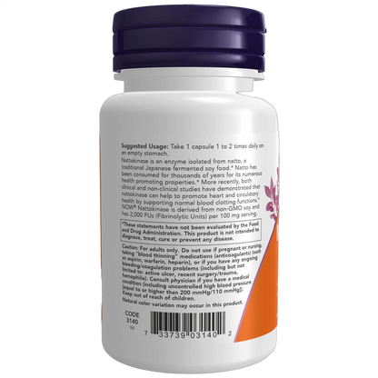 Nattokinase, 100mg