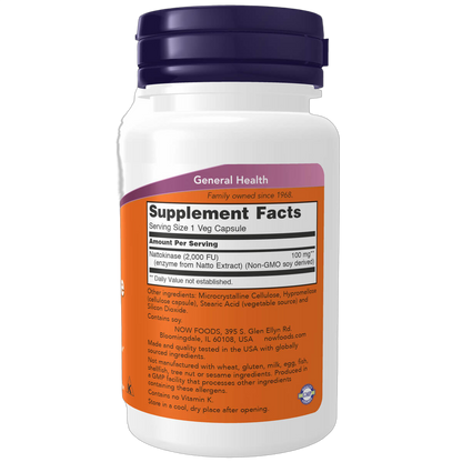 Nattokinase, 100mg
