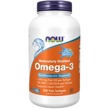 Omega-3, Molecularly Distilled Softgels