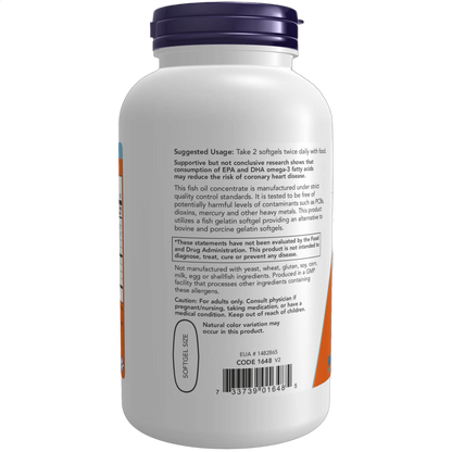 Omega-3, Molecularly Distilled Softgels