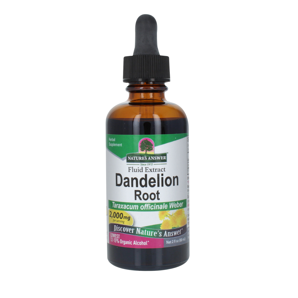 Fluid Extract Dandelion Root, 2000mg, Low Alcohol