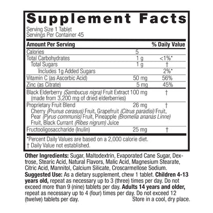 Kids Sambucus Chewables