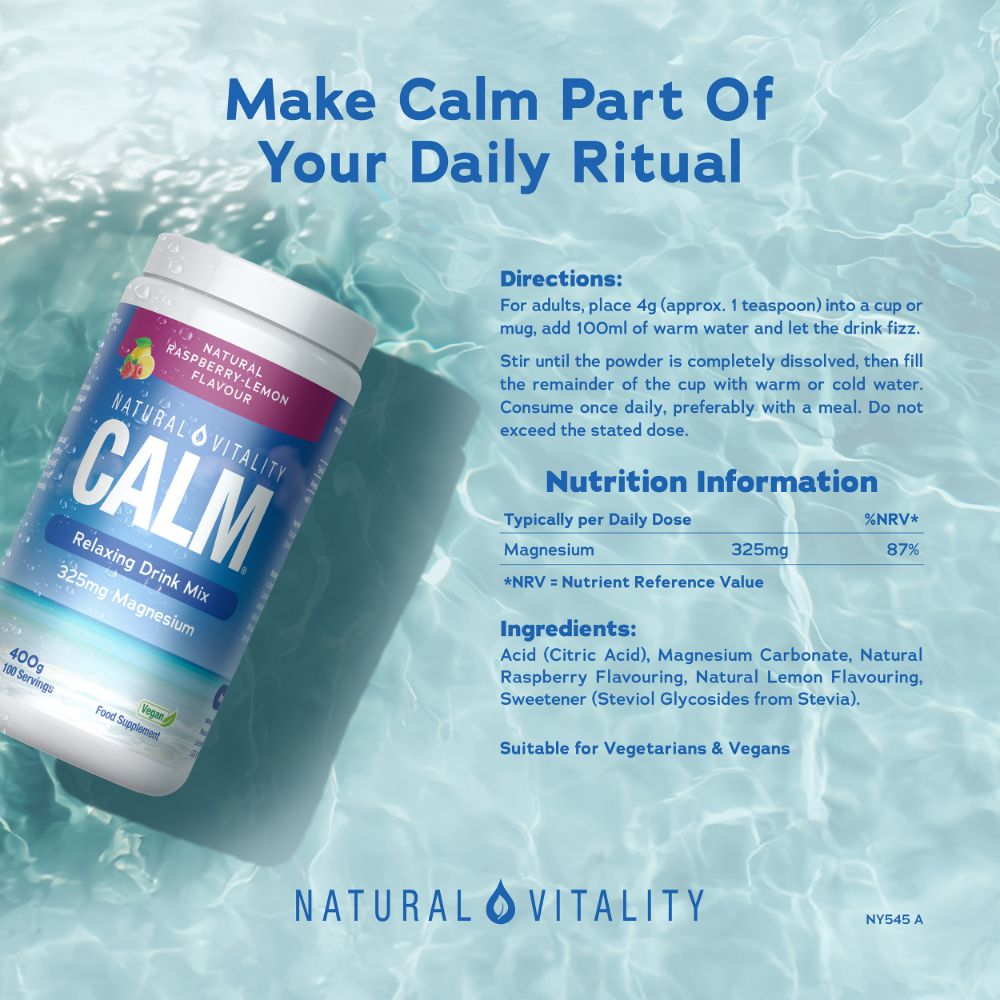 CALM® Relaxing Drink Mix, Raspberry Lemon Flavour