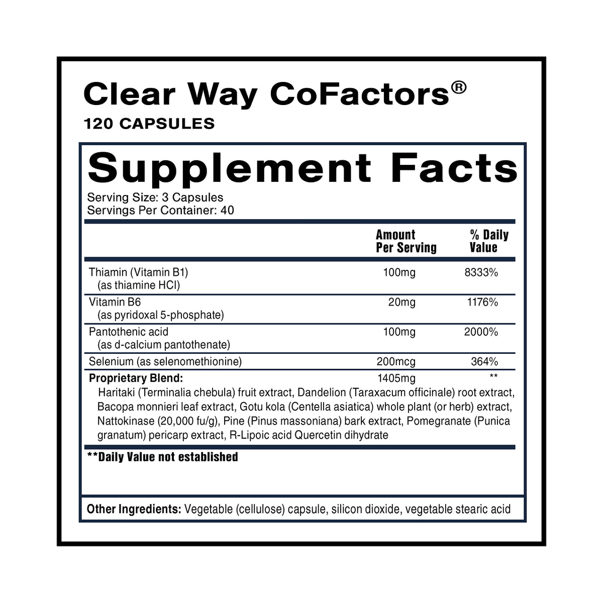 Clear Way Cofactors