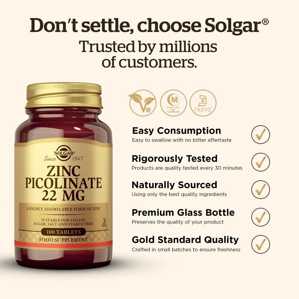 Zinc Picolinate, 22mg