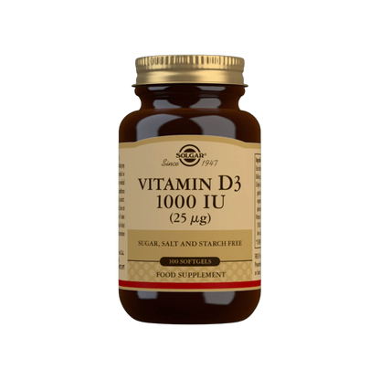 Vitamin D3, 1000IU (25 µg)