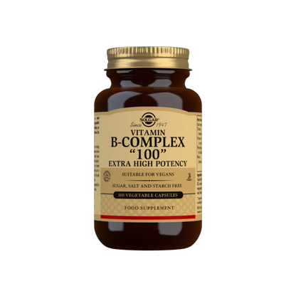Vitamin B-Complex 100 Extra High Potency, 100 Veg.Capsules