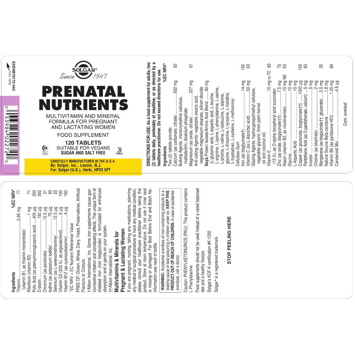 Prenatal Nutrients