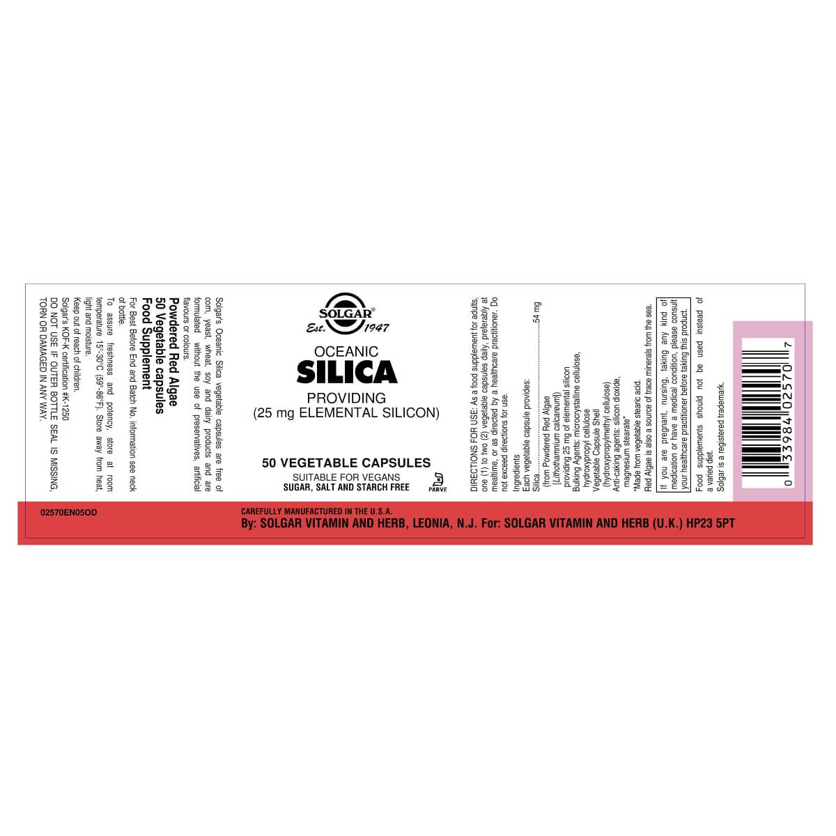 Oceanic Silica, 25mg